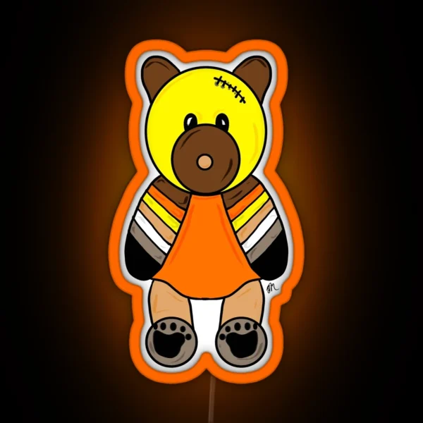 Mr Growler Bear RGB Neon Sign