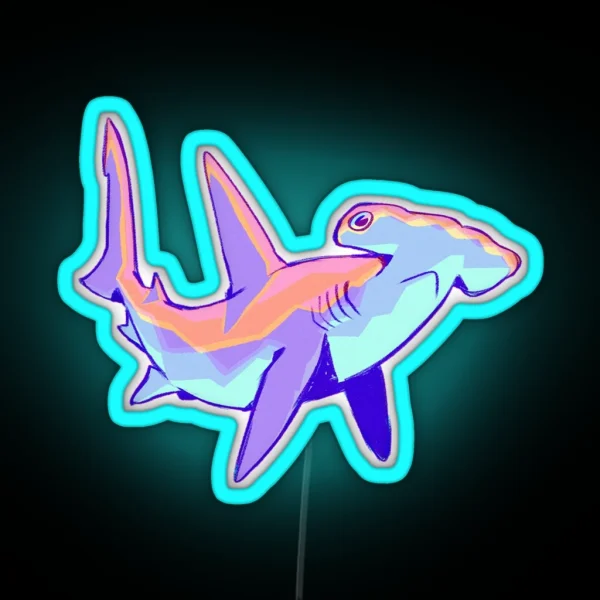 Mr Hammerhead Anatomy RGB Neon Sign