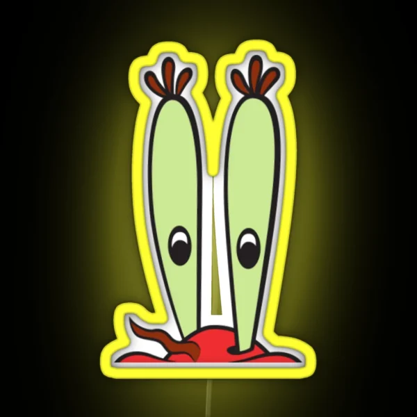 Mr Krabs Peeker RGB Neon Sign