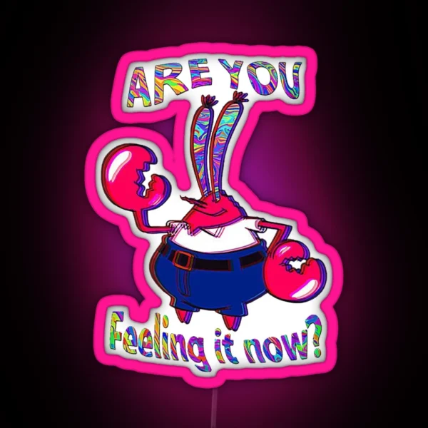 MR KRABS RGB Neon Sign