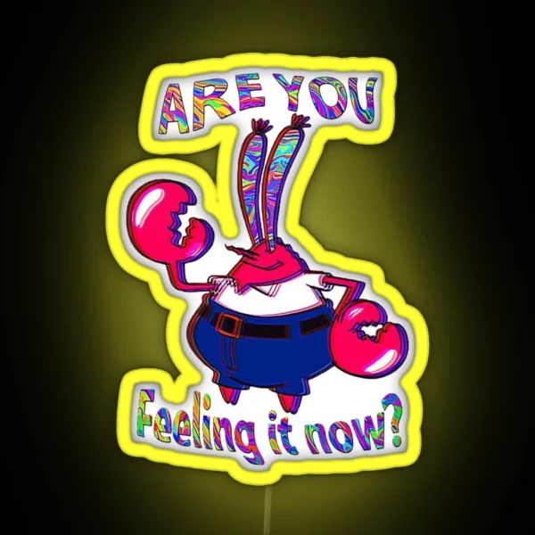 MR KRABS RGB Neon Sign