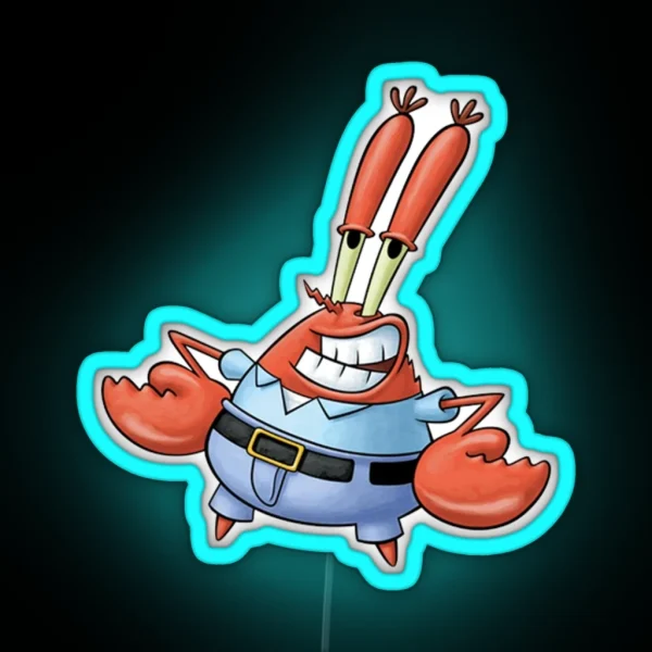 Mr Krabs RGB Neon Sign