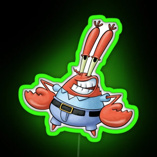 Mr Krabs RGB Neon Sign