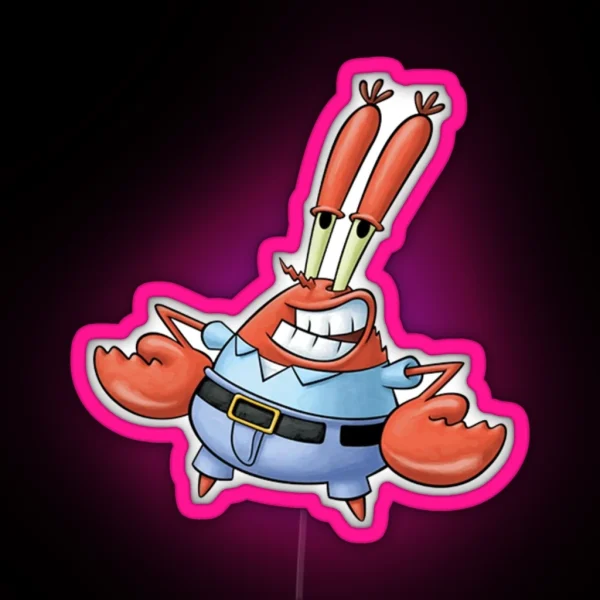 Mr Krabs RGB Neon Sign