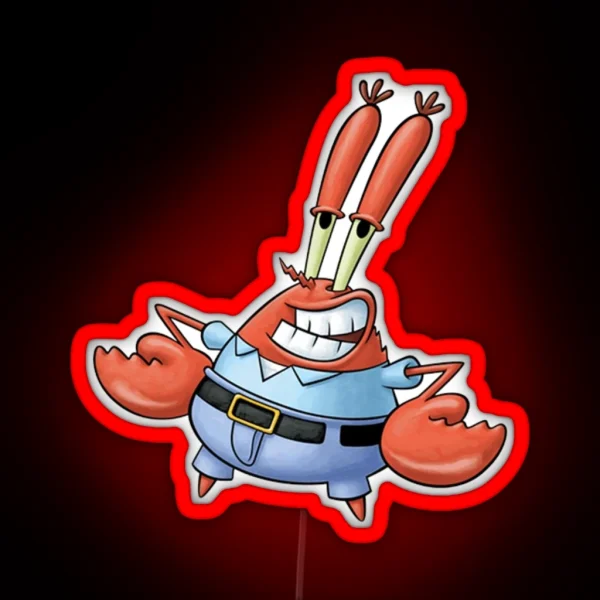Mr Krabs RGB Neon Sign