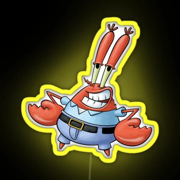 Mr Krabs RGB Neon Sign