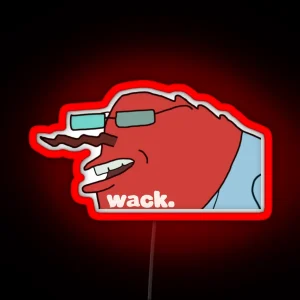 Mr Krabs Wack Meme RGB Neon Sign