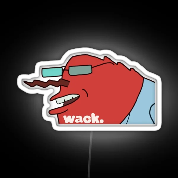 Mr Krabs Wack Meme RGB Neon Sign