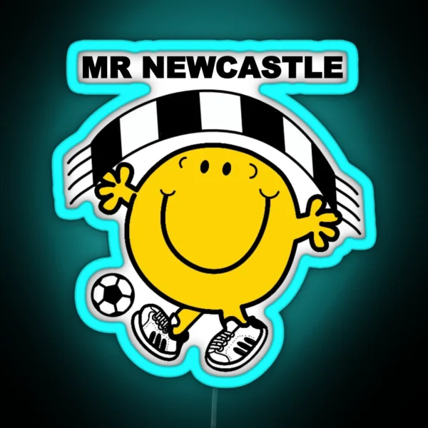 Mr Newcastle RGB Neon Sign