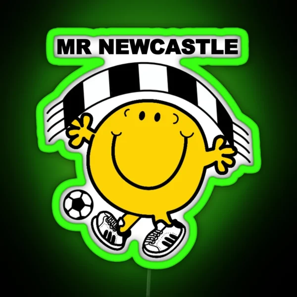 Mr Newcastle RGB Neon Sign