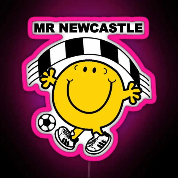 Mr Newcastle RGB Neon Sign