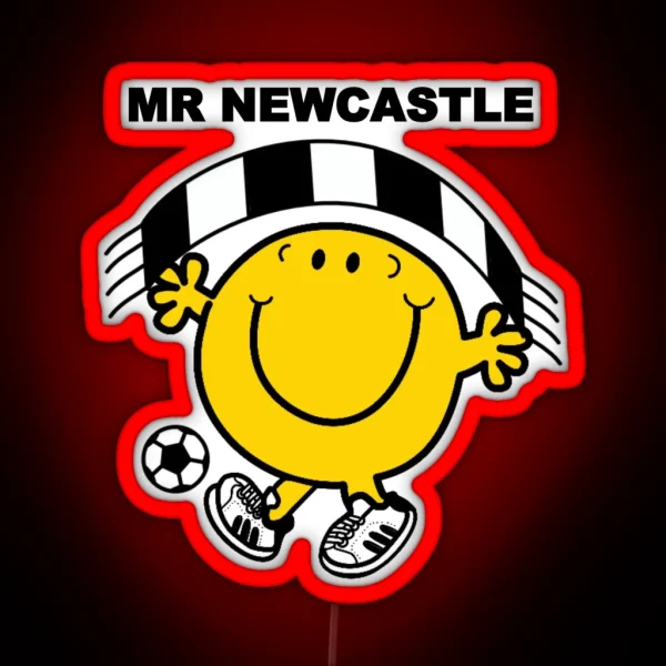 Mr Newcastle RGB Neon Sign