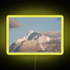 mt cheam neon sign fraser valley chilliwack british columbia rgb yellow lighting