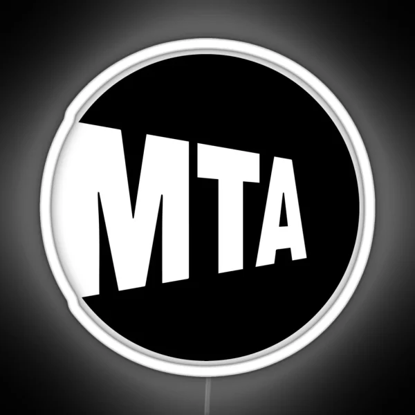 MTA Black RGB Neon Sign