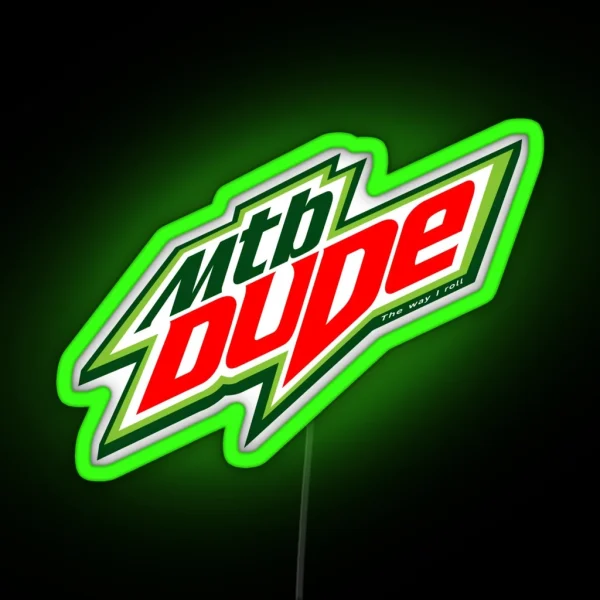 MTB Dude RGB Neon Sign