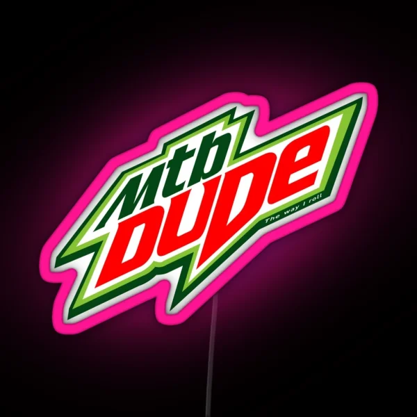 MTB Dude RGB Neon Sign