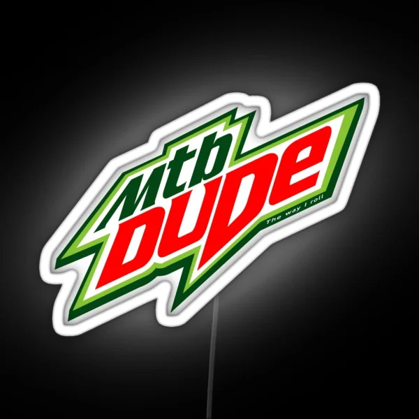 MTB Dude RGB Neon Sign