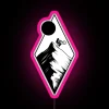 mountain bike rgb neon sign high intensity pink