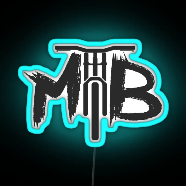 MTB Logo Design Live To MTB RGB Neon Sign