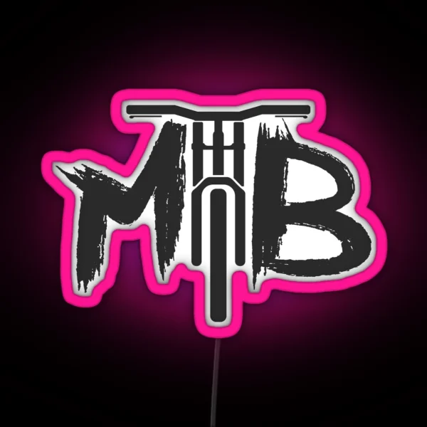 MTB Logo Design Live To MTB RGB Neon Sign