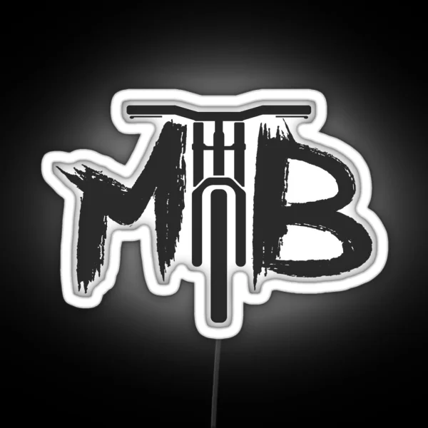MTB Logo Design Live To MTB RGB Neon Sign