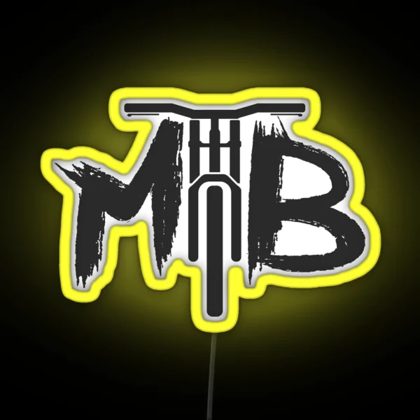 MTB Logo Design Live To MTB RGB Neon Sign