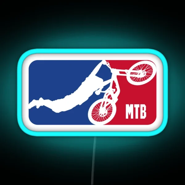 MTB Superman Logo RGB Neon Sign