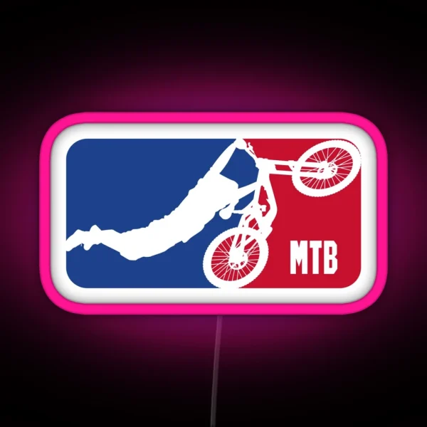 MTB Superman Logo RGB Neon Sign