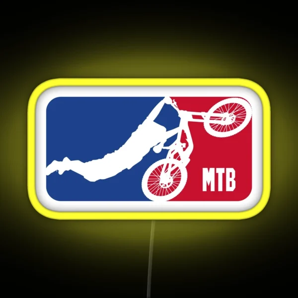MTB Superman Logo RGB Neon Sign
