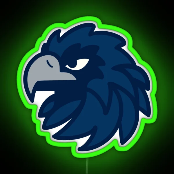 MU Hawk RGB Neon Sign