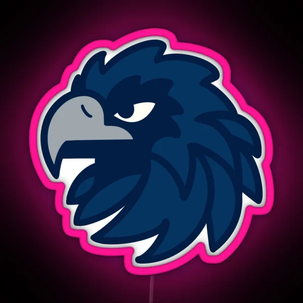 MU Hawk RGB Neon Sign