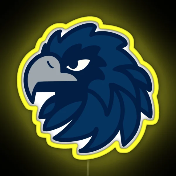 MU Hawk RGB Neon Sign