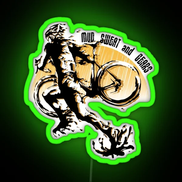 Mud Sweat And Gears Cyclocross RGB Neon Sign