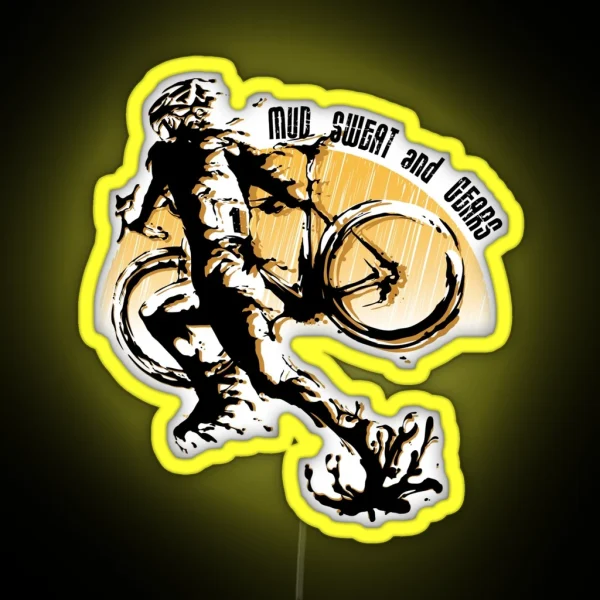 Mud Sweat And Gears Cyclocross RGB Neon Sign