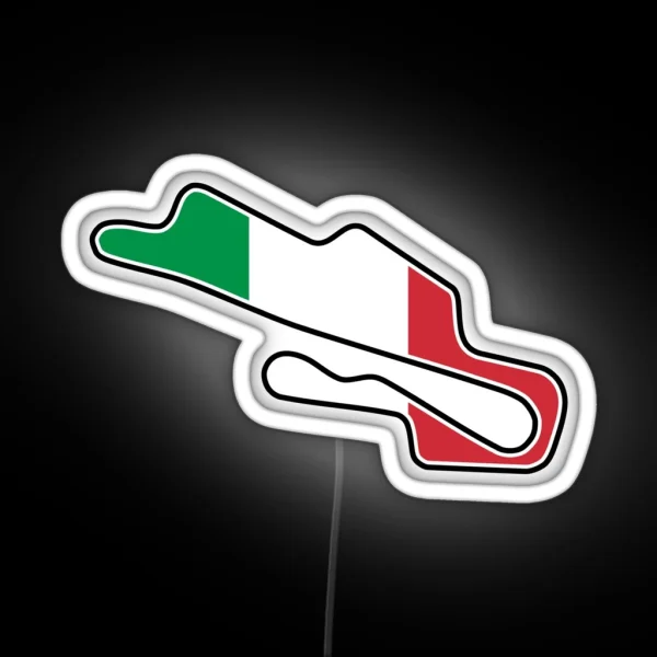 Mugello Circuit Flag RGB Neon Sign