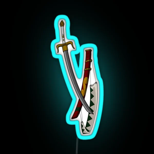 Mugen Blade RGB Neon Sign