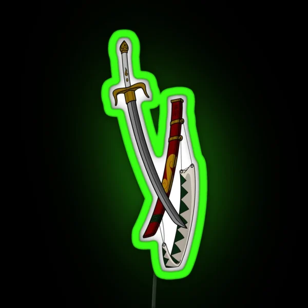 Mugen Blade RGB Neon Sign