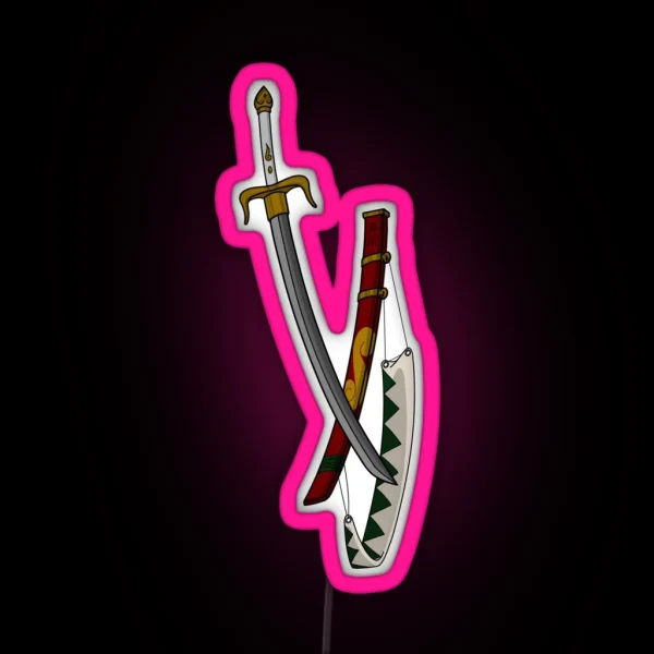 Mugen Blade RGB Neon Sign