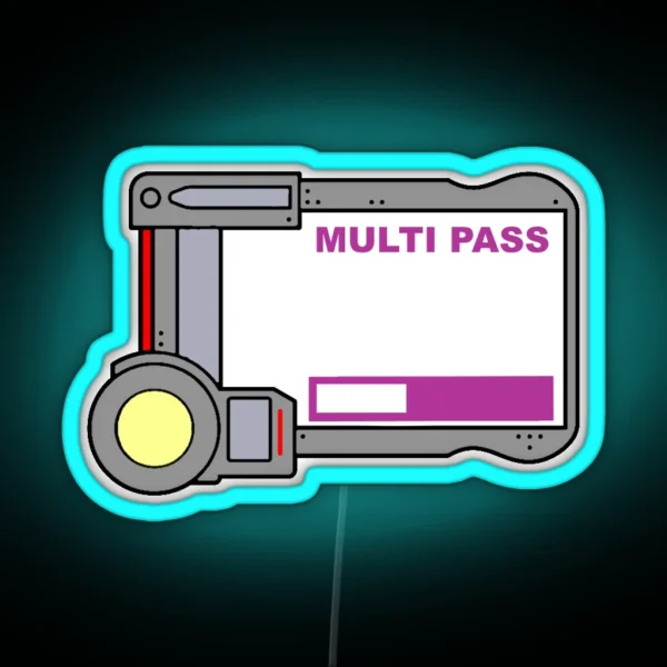 Multipass RGB Neon Sign
