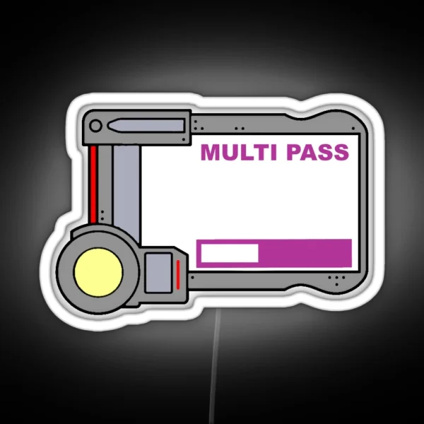 Multipass RGB Neon Sign