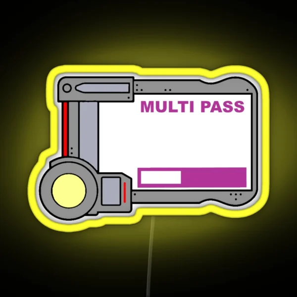 Multipass RGB Neon Sign