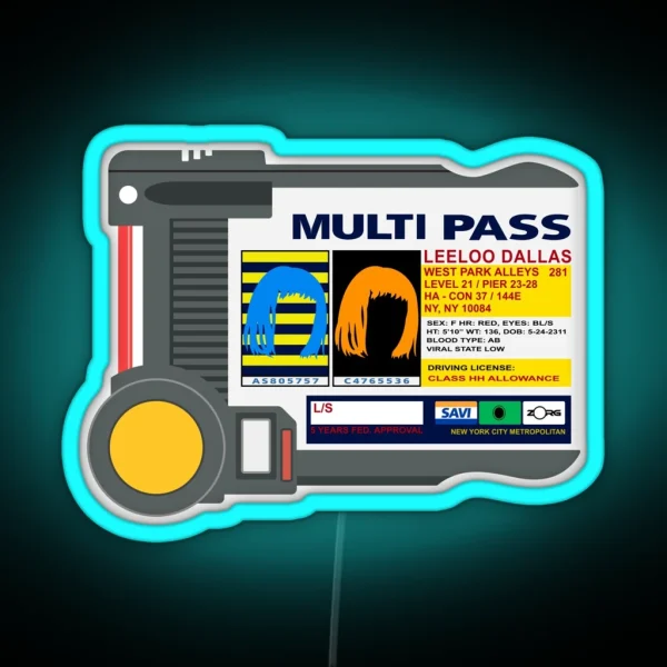 Multipass RGB Neon Sign