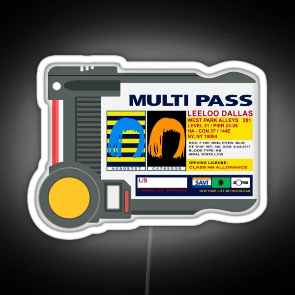 Multipass RGB Neon Sign
