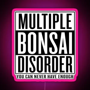 Multiple Bonsai Disorder RGB Neon Sign