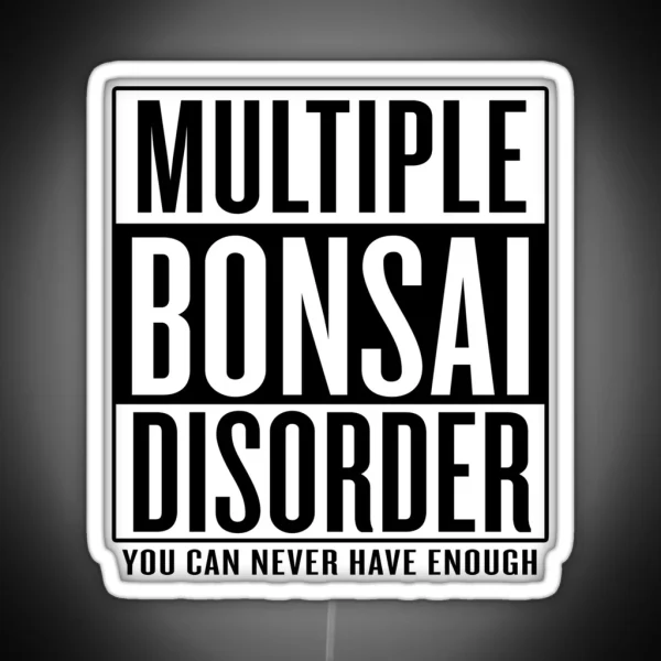 Multiple Bonsai Disorder RGB Neon Sign