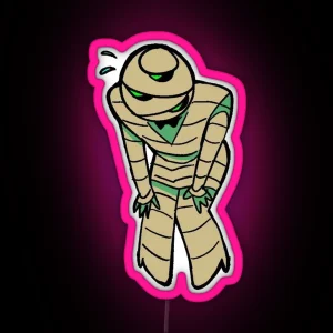 Mummy Scarab Disguise RGB Neon Sign