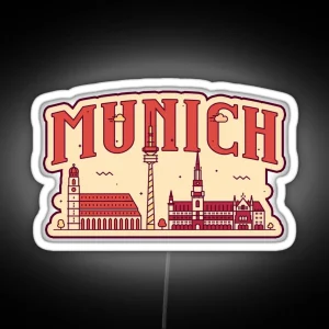 Munich City RGB Neon Sign