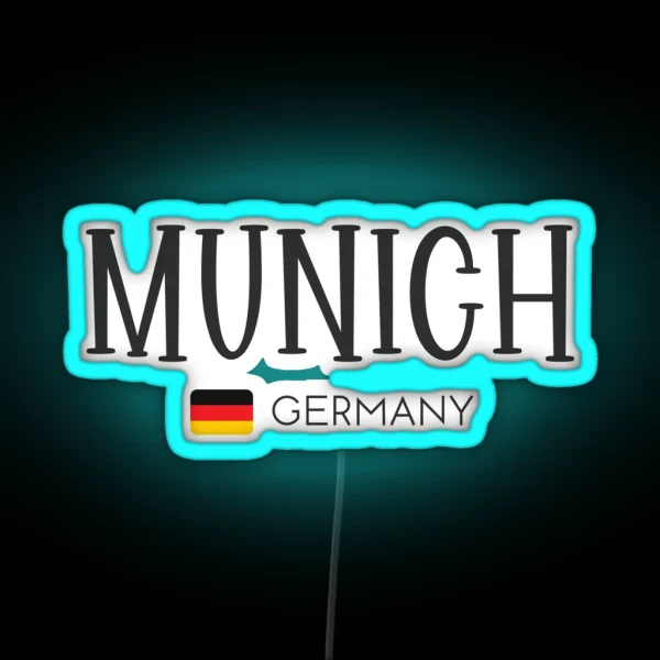 Munich Germany RGB Neon Sign