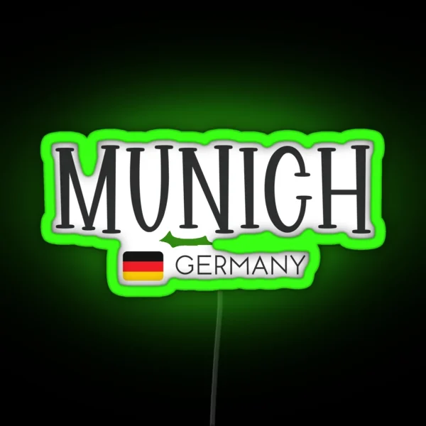 Munich Germany RGB Neon Sign