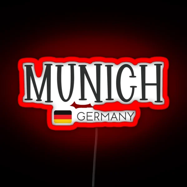 Munich Germany RGB Neon Sign